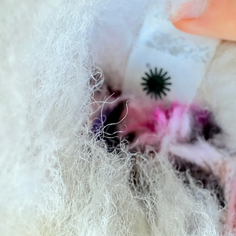 UGG Fluff Yeah Slide Slippers Kids Size 2 Pink Purple Tie Dye Shearling